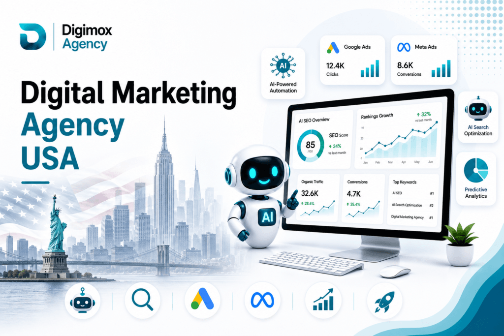 Digital Marketing Agency USA: AI SEO, Ads & AI Search Optimization That Actually Grows Revenue