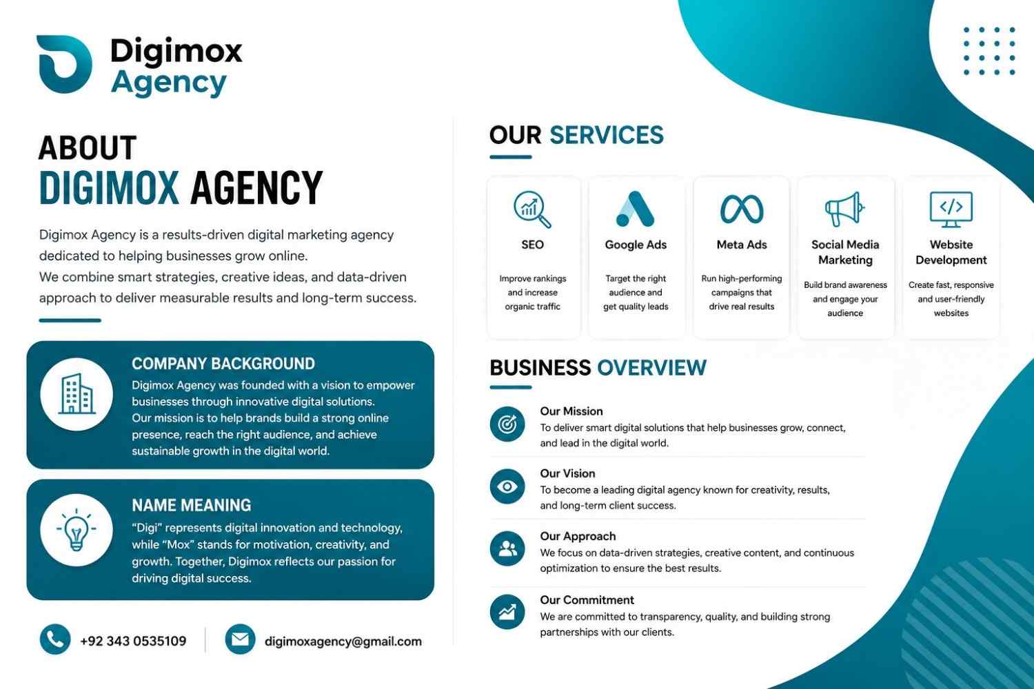 DigiMox Agency team providing digital marketing and SEO services in Islamabad